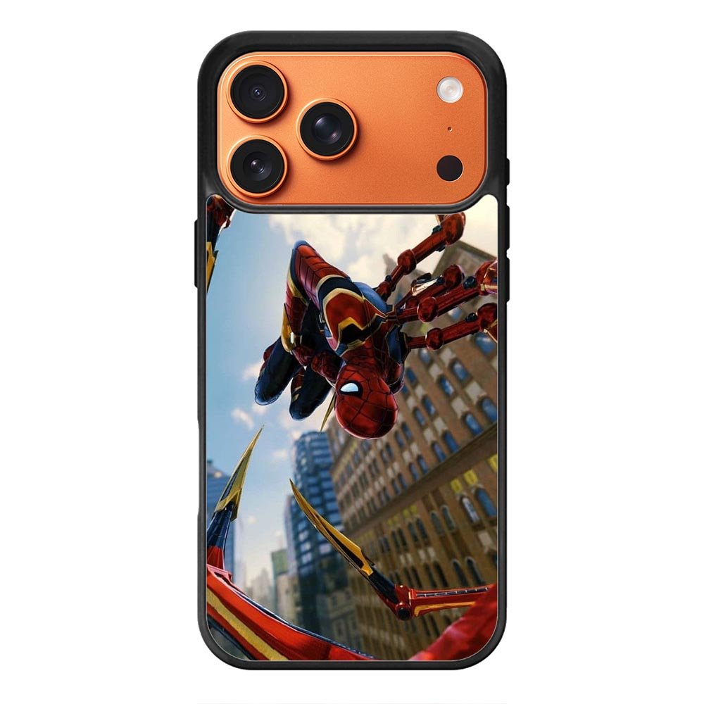 Iron Spiderman iPhone 17 Pro Case QC5290