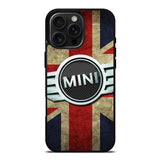 Mini Cooper Logo American Flag iPhone 16 Pro Max Case OV0442