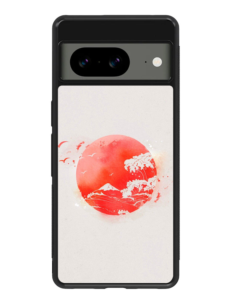 Japan Flag Google Pixel 8A Case QC5270