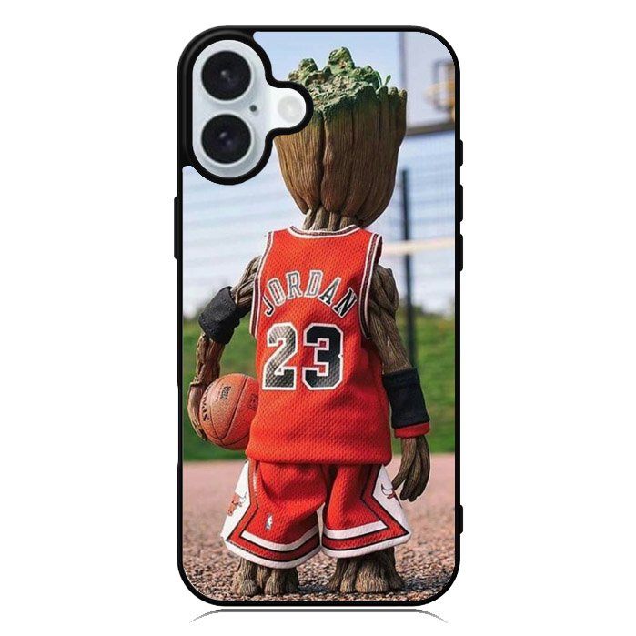 Groot Jordan iPhone 16 Plus Case
