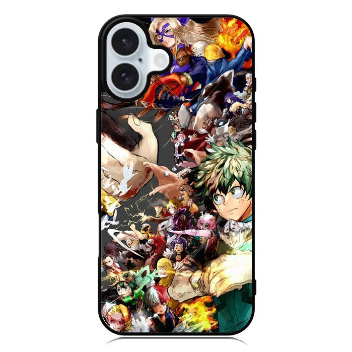Hero Academia iPhone 16 Plus Case QC5193