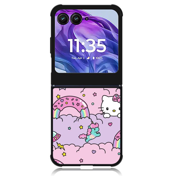 Cute Hello Kitty Motorola Moto Razr Plus 2024 , Moto Razr+ 2024 Case