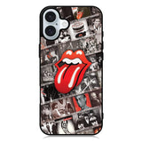 Rolling Stones Collage iPhone 16 Plus Case