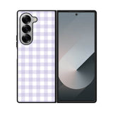 Checkerboard Purple FLB0368 Samsung Galaxy Z Fold 7 5G Case