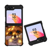 Cute Fox FLB0377 Samsung Galaxy Z Flip 5 , Z Flip 4 , Z Flip 3 , Z Fold 5 , Z Fold 4 , Z Fold 3 5G Case