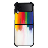 Colorful Rainbow FLB0403 Samsung Galaxy Z Flip 5 , Z Flip 4 , Z Flip 3 , Z Fold 5 , Z Fold 4 , Z Fold 3 5G Case