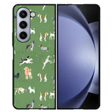 Dog Breed FLB0425 Samsung Galaxy Z Flip 5 , Z Flip 4 , Z Flip 3 , Z Fold 5 , Z Fold 4 , Z Fold 3 5G Case