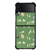 Dog Breed FLB0425 Samsung Galaxy Z Flip 5 , Z Flip 4 , Z Flip 3 , Z Fold 5 , Z Fold 4 , Z Fold 3 5G Case