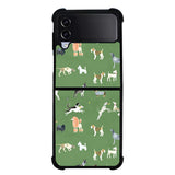 Dog Breed FLB0425 Samsung Galaxy Z Flip 5 , Z Flip 4 , Z Flip 3 , Z Fold 5 , Z Fold 4 , Z Fold 3 5G Case