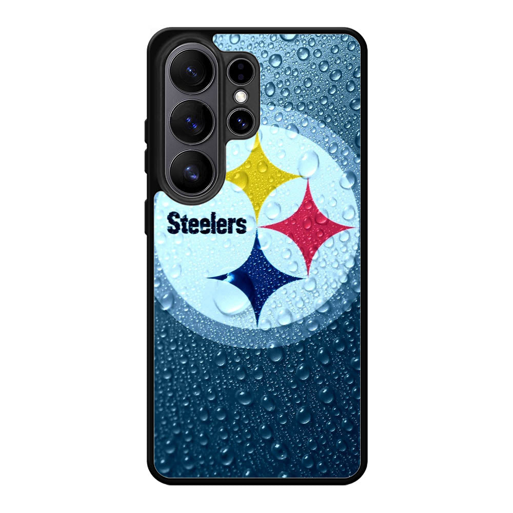 Steelers Logo Water Samsung Galaxy S26 Ultra Case QC2375