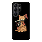Samurai Cat Samsung Galaxy S26 Ultra Case QC11022