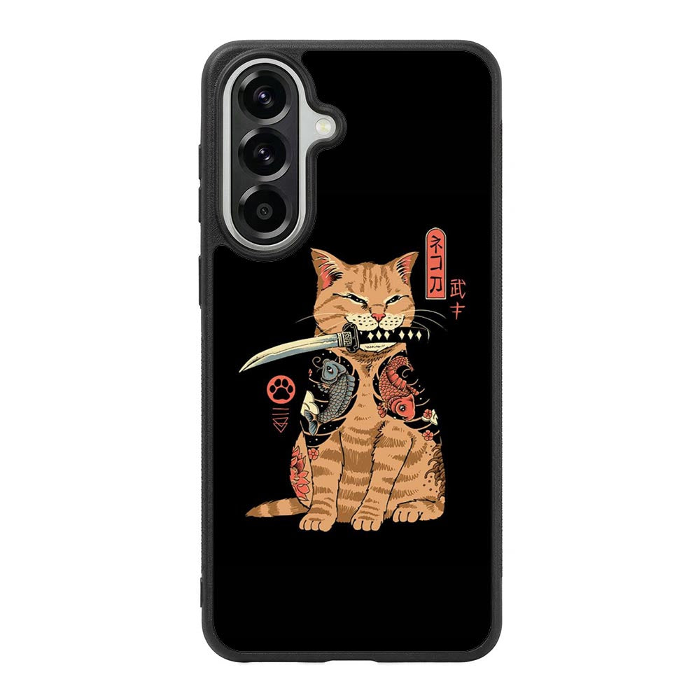 Samurai Cat Samsung Galaxy A57 Case QC11022