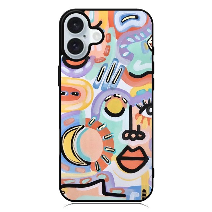 Abstract iPhone 16 Plus Case QC11227
