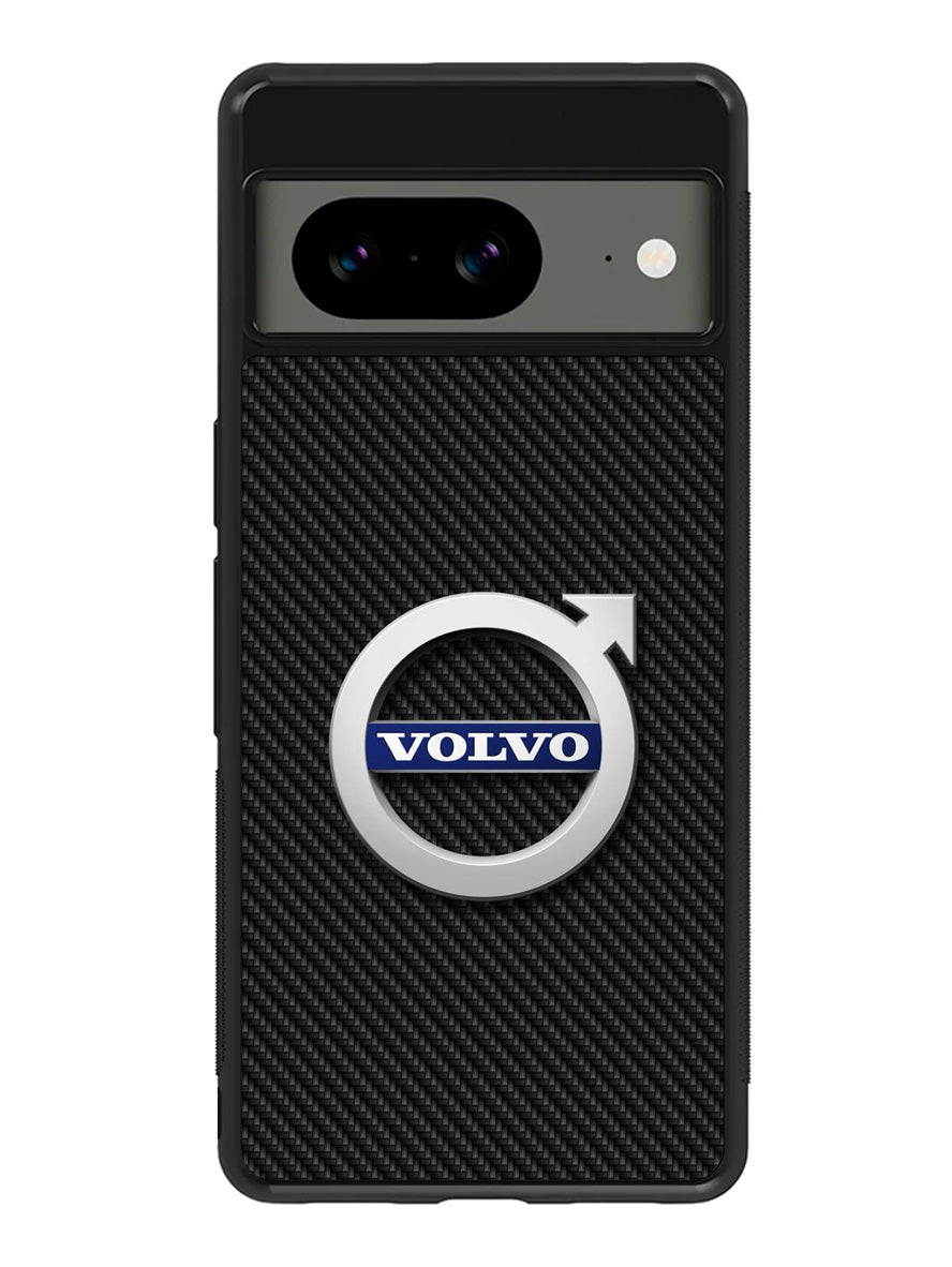 Volvo Logo Carbon Google Pixel 8 Case QC10760