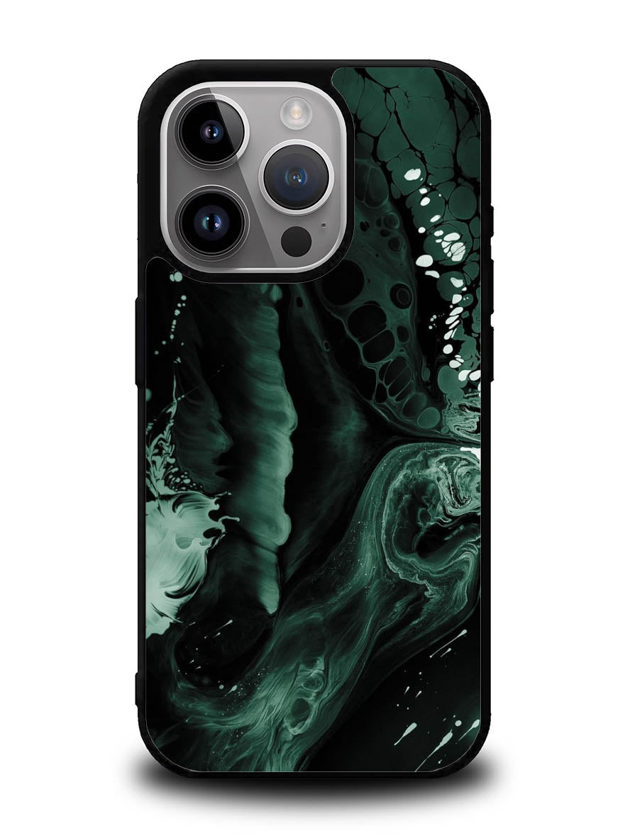 Green Resin iPhone 15 Pro Case OV10587
