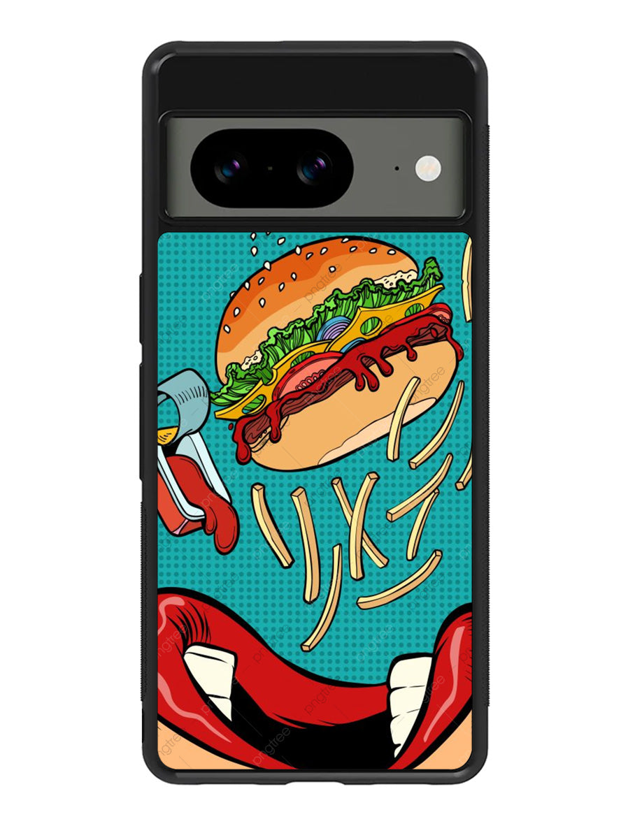 Burger Google Pixel 8A Case QC10340