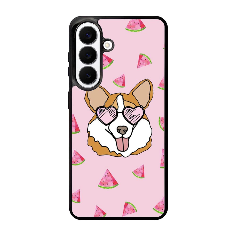 Corgi Watermelon FLB0428 Samsung Galaxy S26 Case