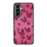 butterfly glitter Samsung Galaxy A37 Case
