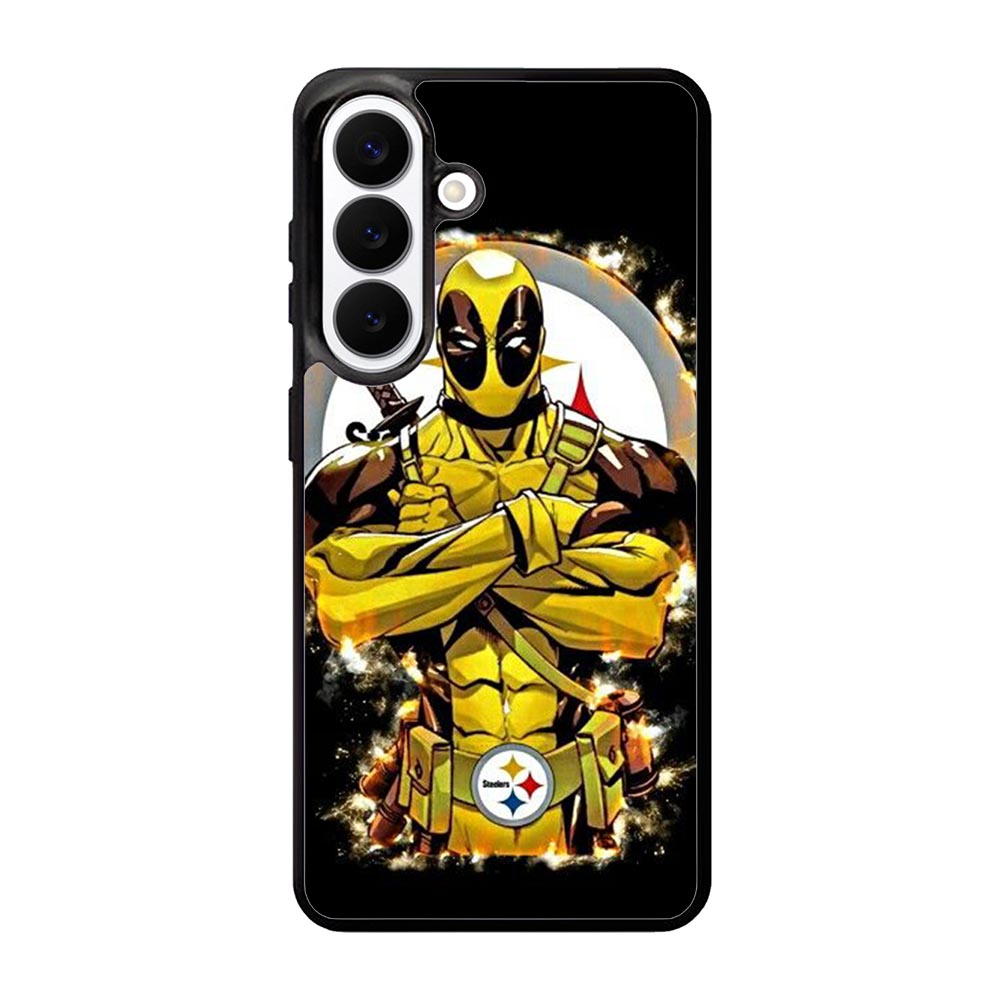 Pittsburgh Steelers Deadpool Samsung Galaxy S26 Plus Case