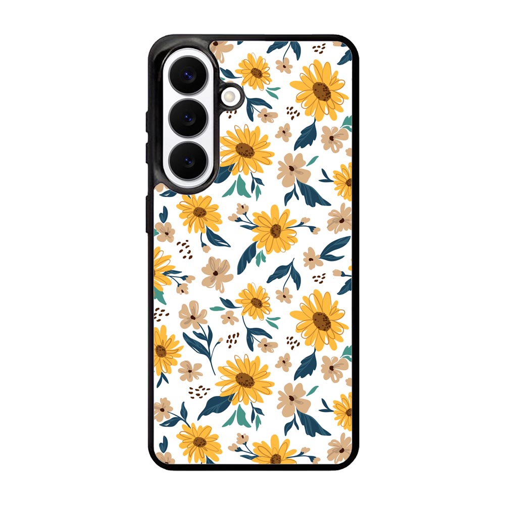 Sunflowers Pattern Samsung Galaxy S26 Case OV10448