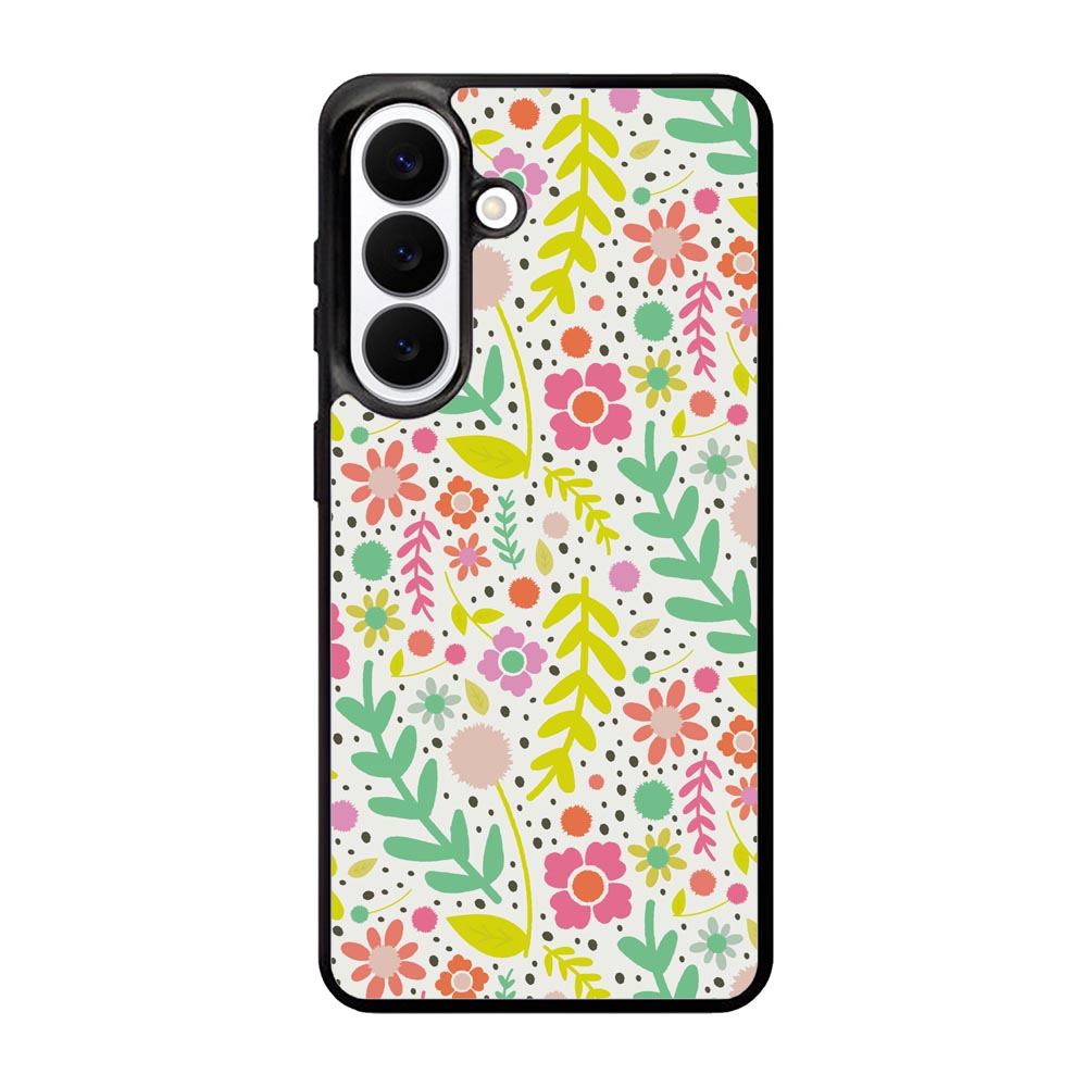 Floral pattern Samsung Galaxy S26 Plus Case QC10568