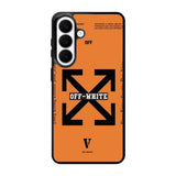 Off White Orange Samsung Galaxy S26 Plus Case OV11223