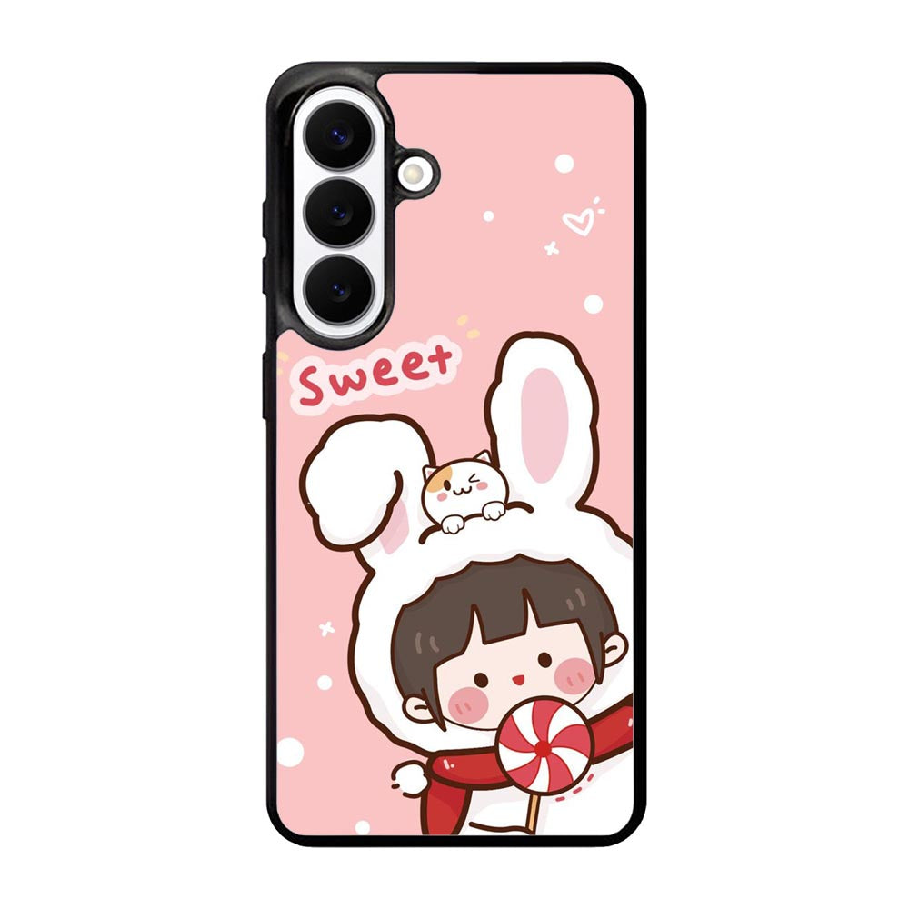 Cute Rabbit Sweet Samsung Galaxy S26 Plus Case QC11206