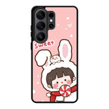 Cute Rabbit Sweet Samsung Galaxy S26 Ultra Case QC11206