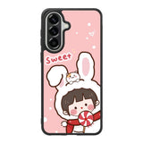 Cute Rabbit Sweet Samsung Galaxy A37 Case QC11206
