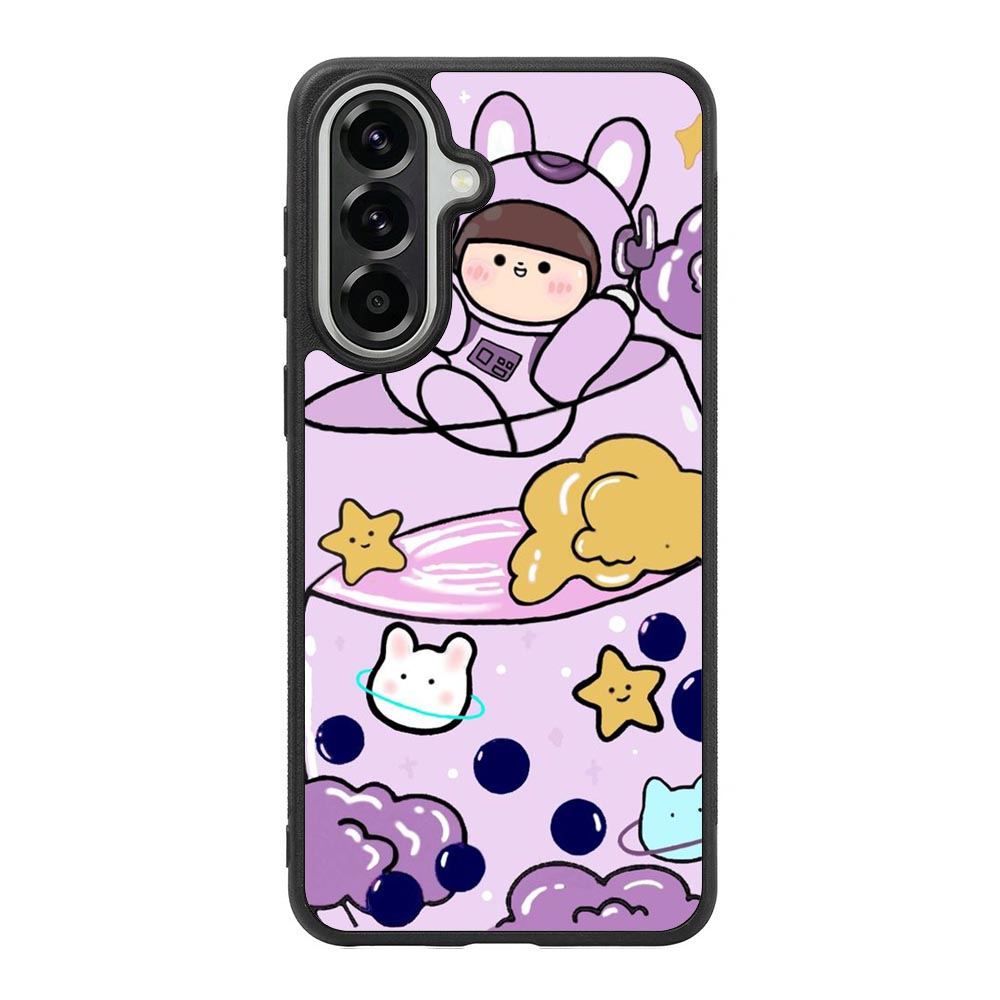 Cute Purple Bobba Samsung Galaxy A57 Case OV11205