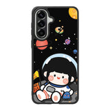 Cute Roro Jump and Astronaut Samsung Galaxy A37 Case OV11207