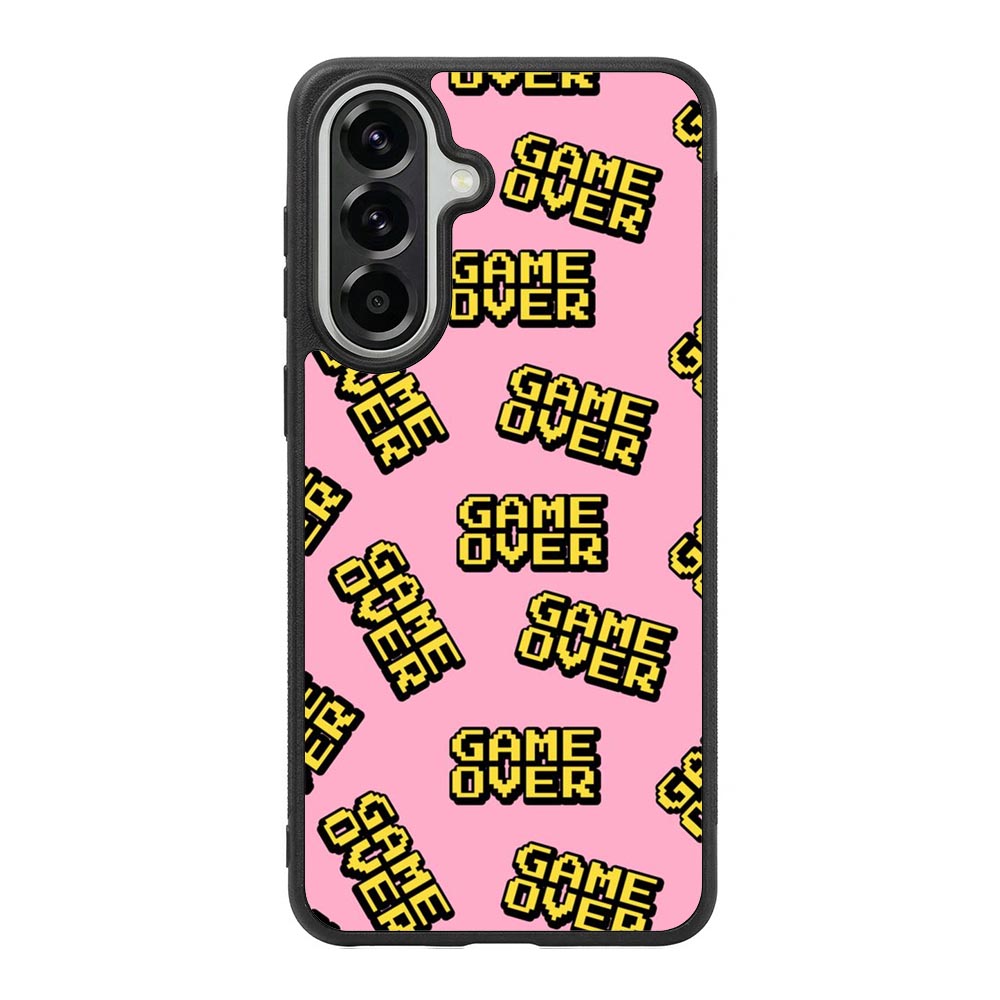 Game Over Pattern Samsung Galaxy A57 Case OV10576
