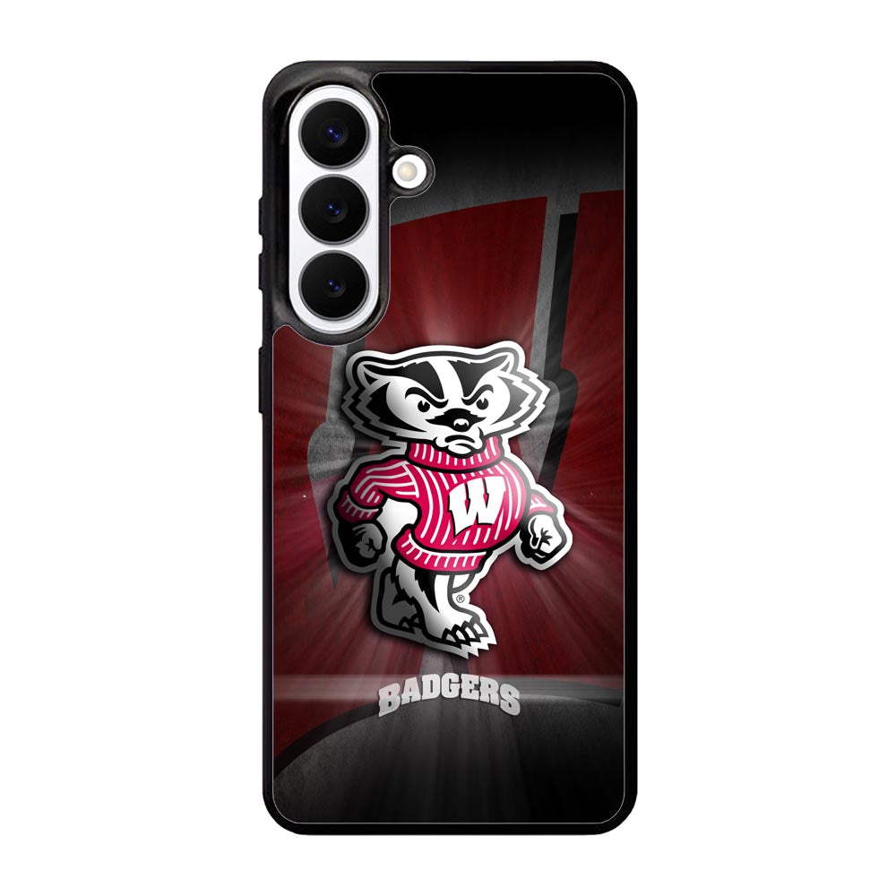 wisconsin badger logo Samsung Galaxy S26 Plus Case