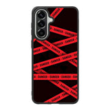 Red Danger Tape Samsung Galaxy A37 Case QC9533