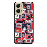 St Louis Cardinals Baseball Doodle Log Motorola Moto G Stylus 5G 2024 Case OV9600