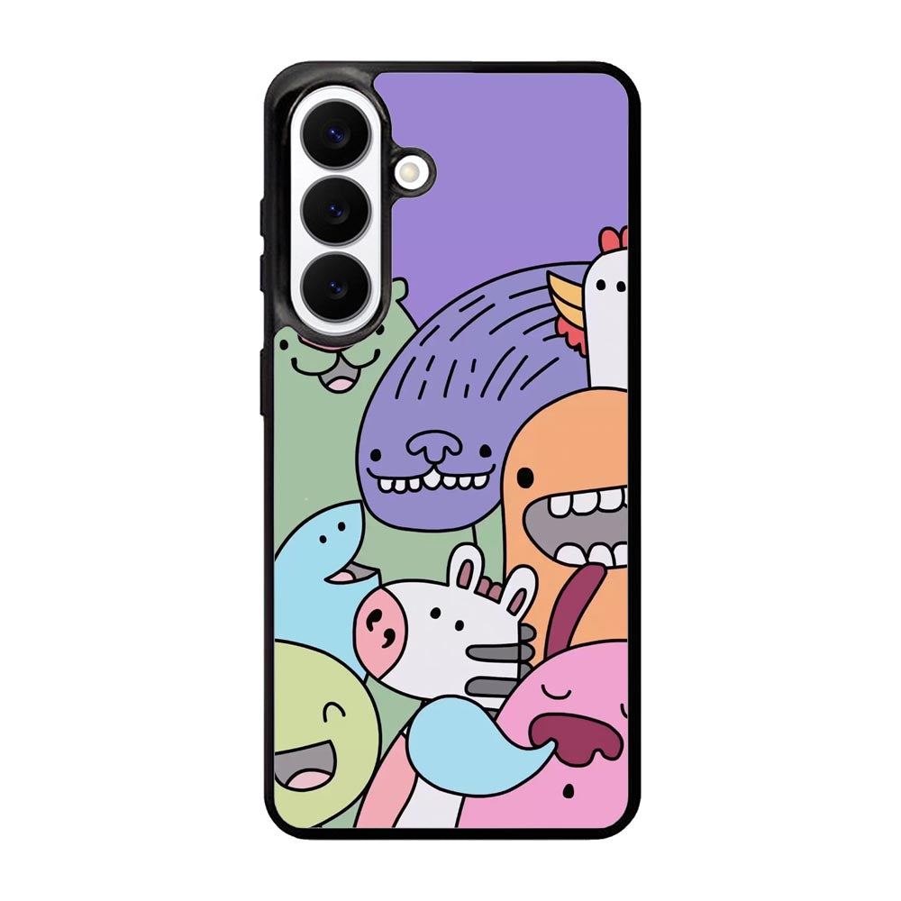 Kawaii Doodle Samsung Galaxy S26 Plus Case QC9062