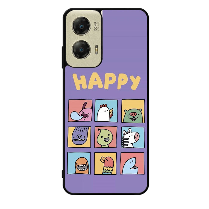 Kawaii Emoji Happy Motorola Moto G Stylus 5G 2024 Case OV9061