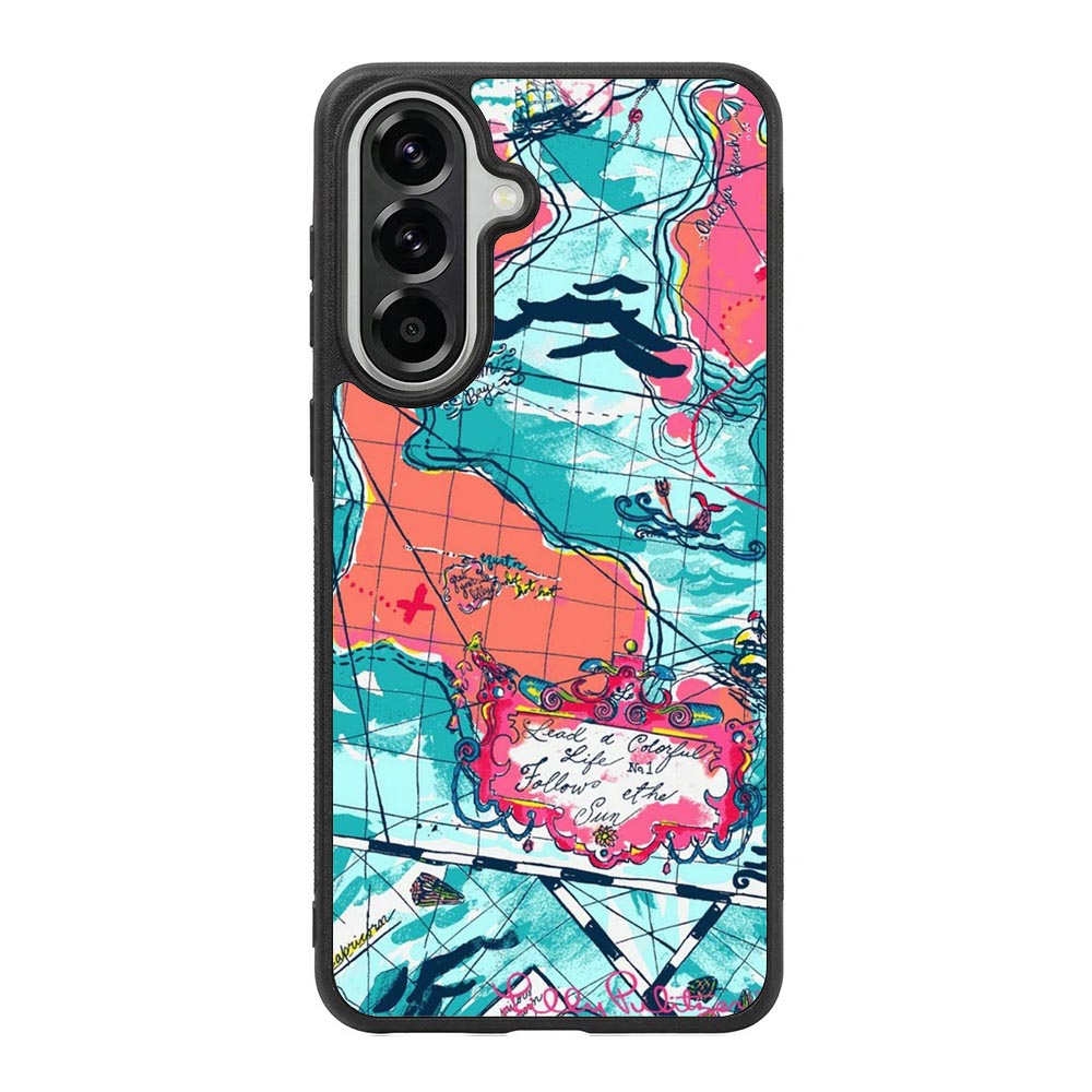 Lilly Pulitzer Map Samsung Galaxy A37 Case OV9031