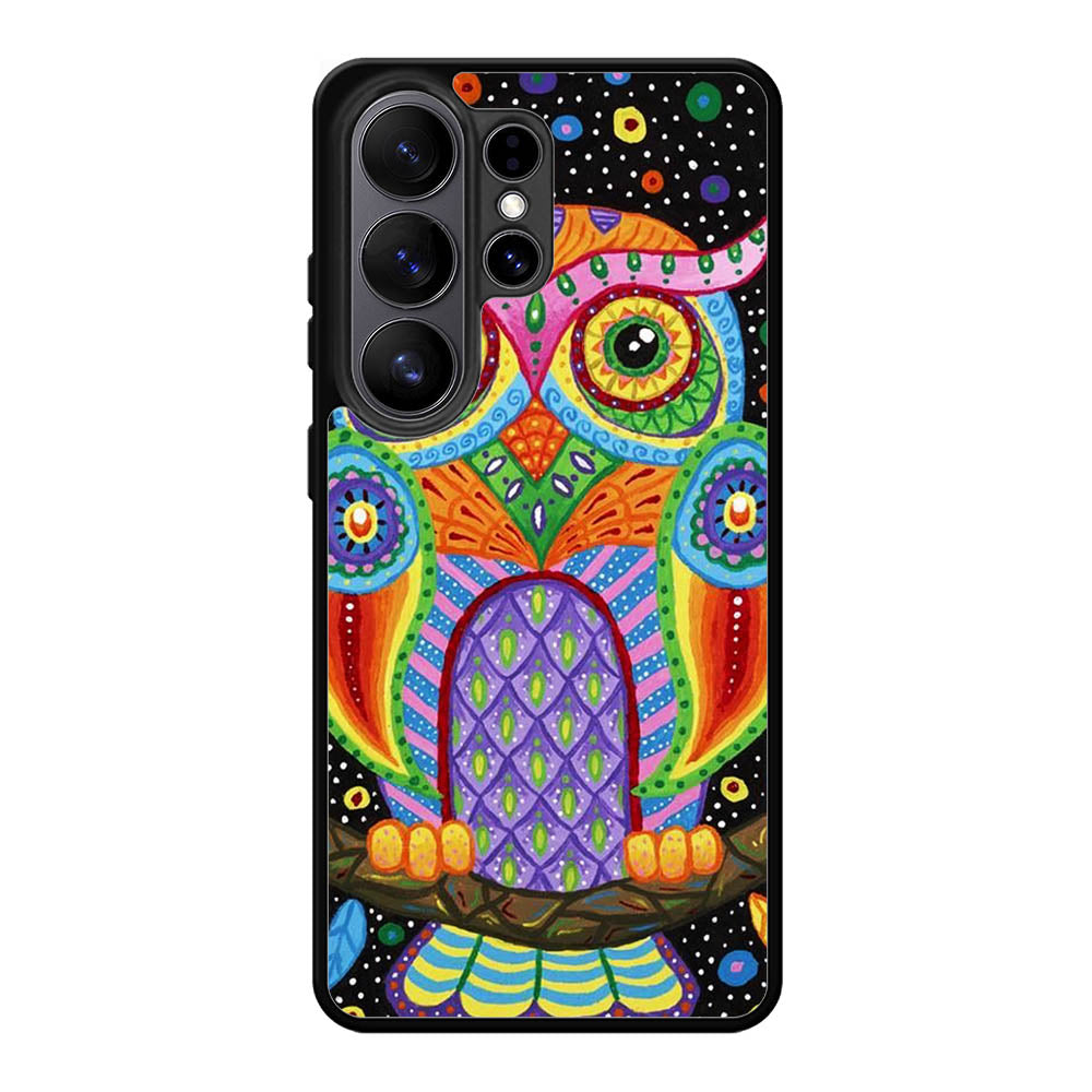 Little Colorful Owl Samsung Galaxy S26 Ultra Case QC1511