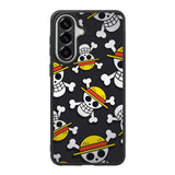 One Piece Straw Hat Pirates Logo Dark Samsung Galaxy A57 Case OV10993