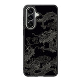 Dragon black and white Samsung Galaxy A37 Case OV11078