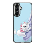 Blue Marie Cat Face Samsung Galaxy A37 Case OV10656