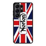 norton motorcycles england flag Samsung Galaxy S26 Ultra Case OV1584