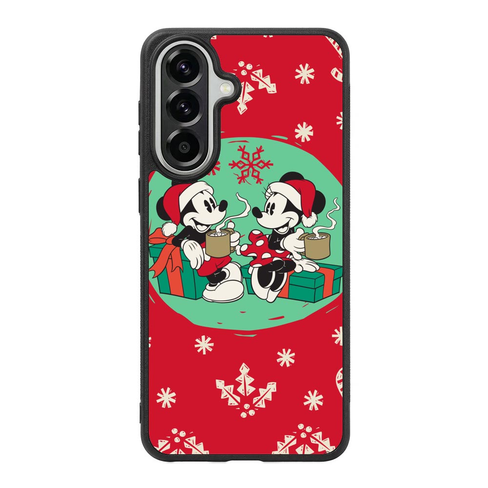 mickey and minnie christmas Samsung Galaxy A57 Case