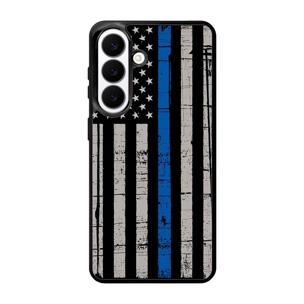 Blue Line Flag Samsung Galaxy S26 Case OV7287