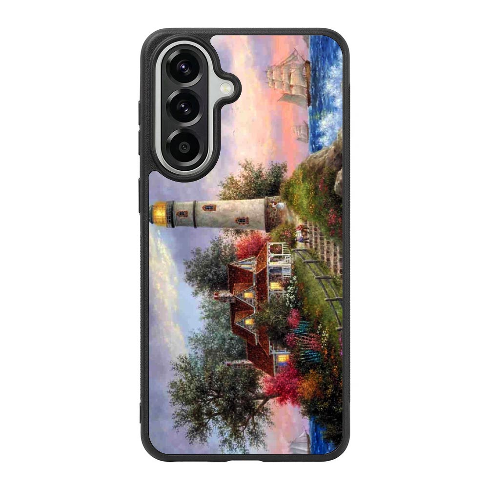 Lighthouse On Hill art Samsung Galaxy A37 Case