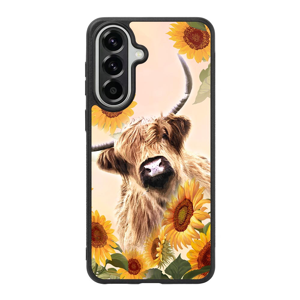 Highland Cow Sunflower FRL0335 Samsung Galaxy A37 Case