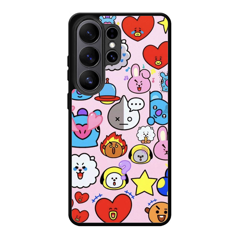 Pattern BT21 Cute Samsung Galaxy S26 Ultra Case OV9288