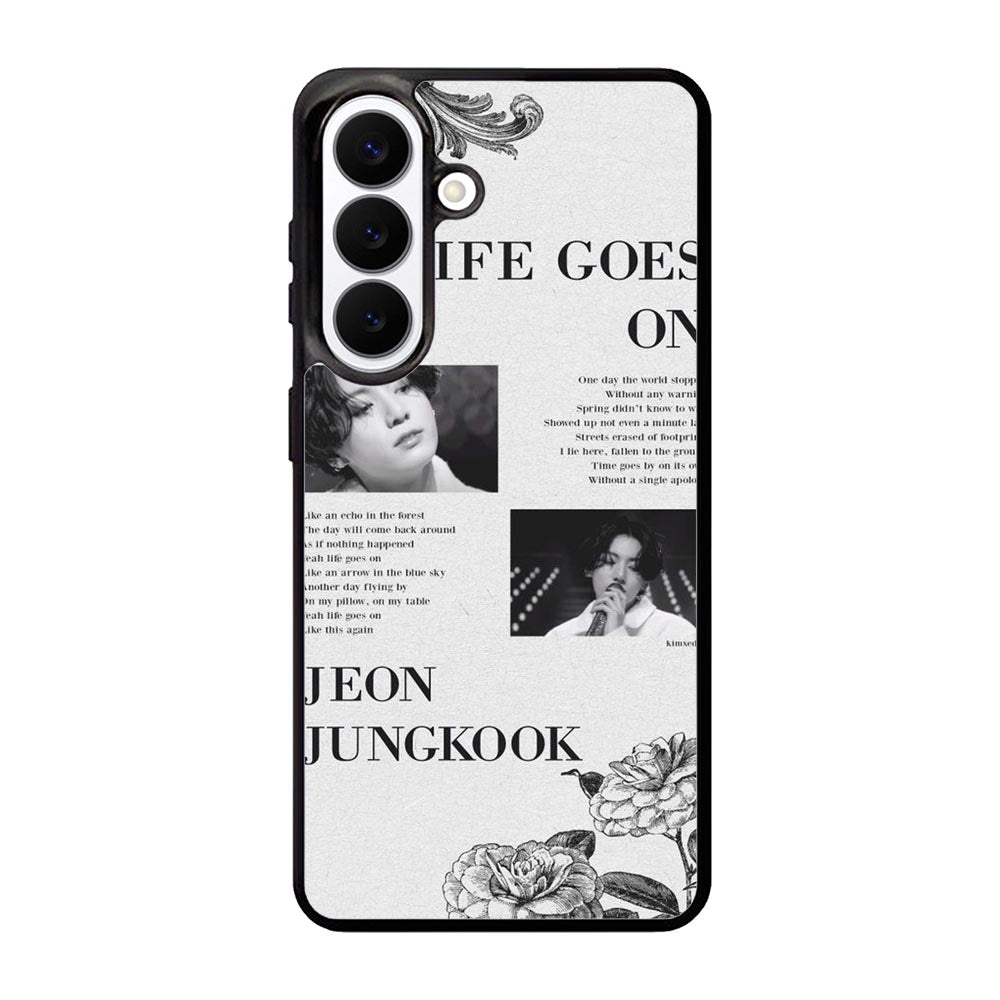 Life Goes On Jungkook Samsung Galaxy S26 Case QC9291