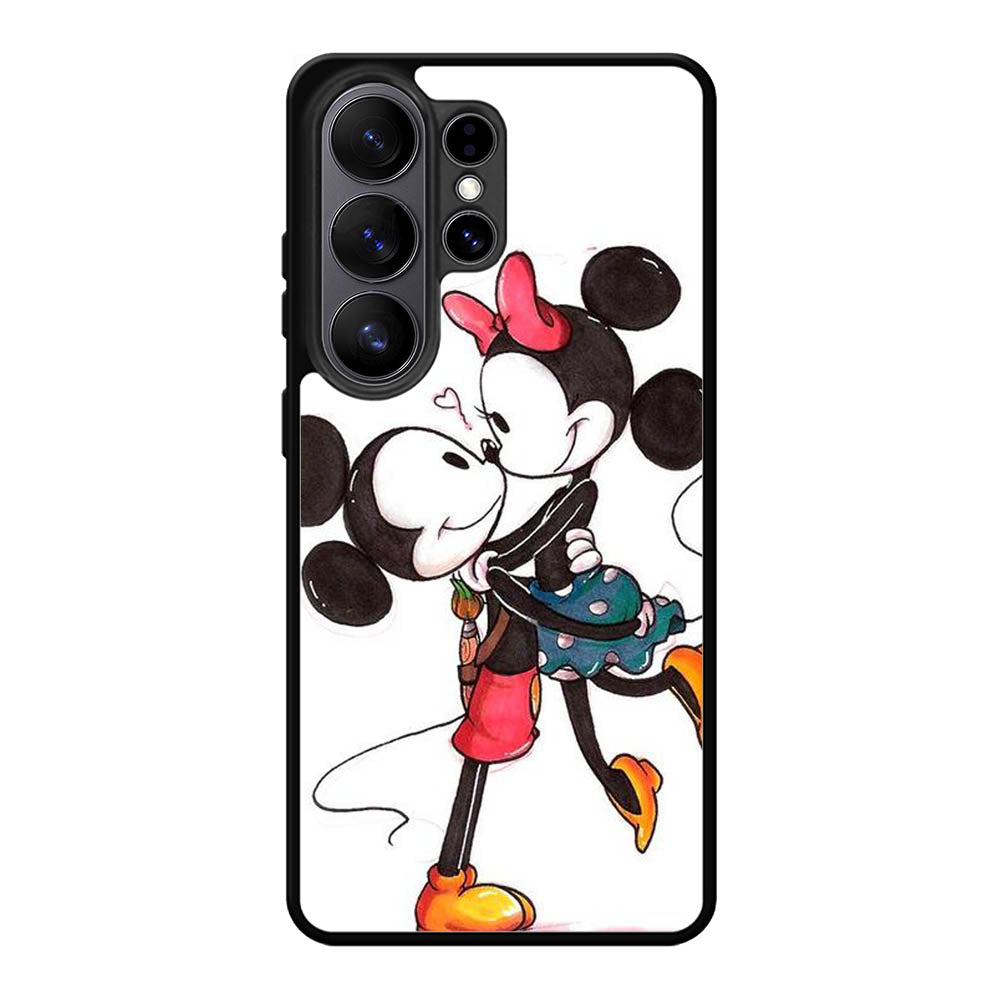 Romantic Couple Mickey Mouse Samsung Galaxy S26 Ultra Case QC2666